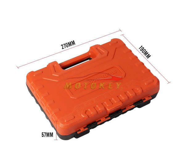 53 Pcs Socket Tool Set With Carry Case