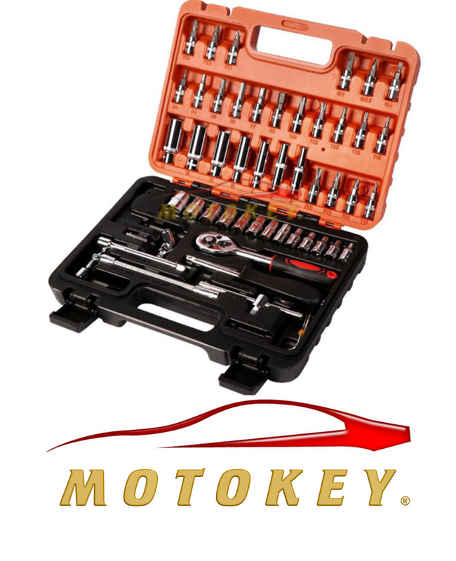 53 Pcs Socket Tool Set With Carry Case