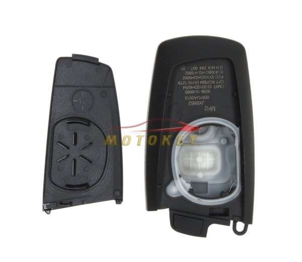 BMW F-Series 3 Button Smart Key Case - Silver Trim