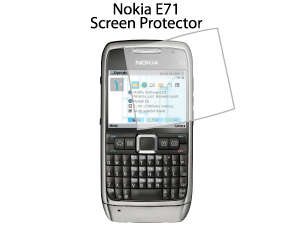 Nokia E71 Clear Screen Protector - Free postage - Clearance Sale