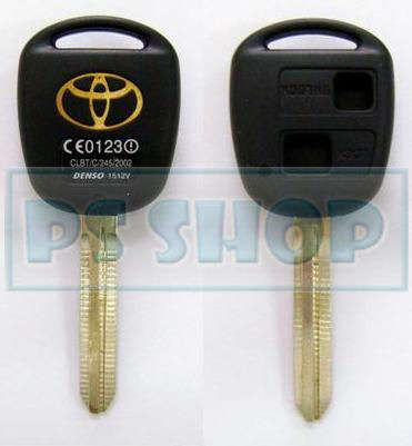 Toyota 2 Button Replacement key with Casing for Camry - Corolla - RunX - Free Postage