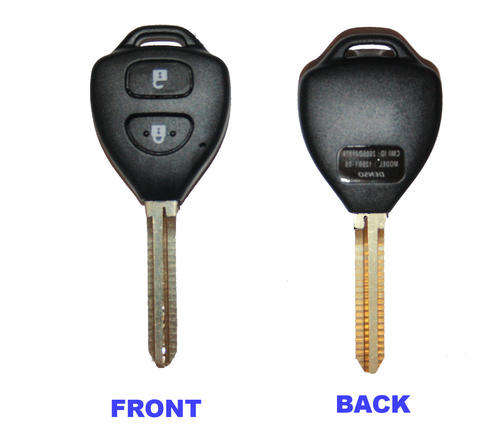 Toyota 2 Button Replacement key with Casing for YARIS