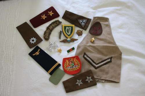Low Start Job Lot SADF Badges etc - Original