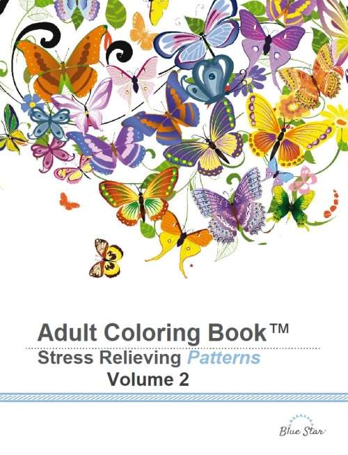 Coloring Book for  Adults - Stress Relieving Patterns Volume 2