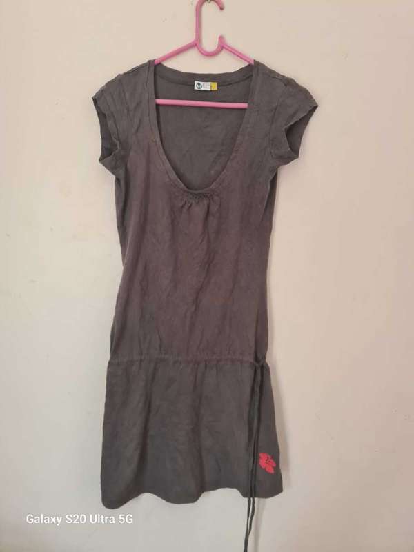 32-34 size Grey summer dress (as new)