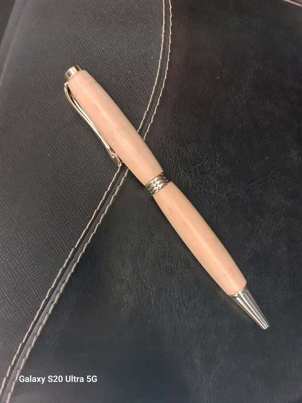 Hand made wooden pen Jakeranda wood