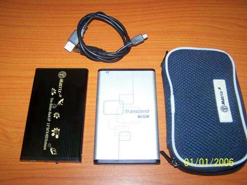 2.5 Inch External Hdd 160Gig(Transcend) + 80Gig (Matrix)