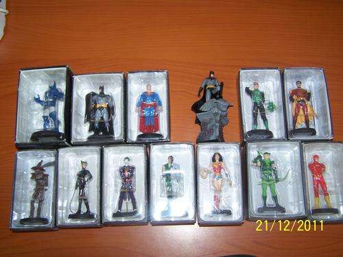 DC Comics hand painted Lead Figurines 13 in total