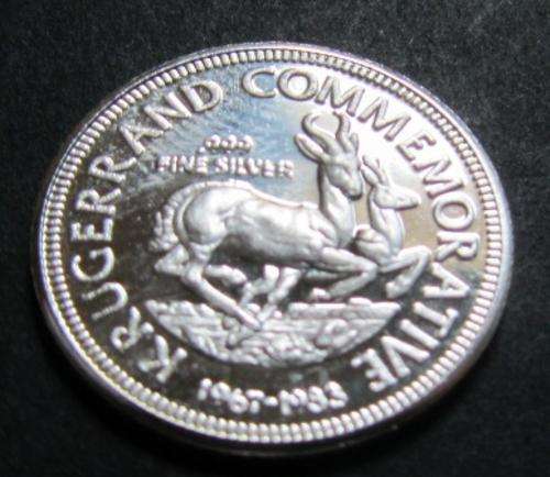 1/10 Ounce Fine Silver PROOF Kruger Rand
