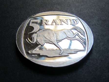 PROOF / PL 2000 R5 COIN "SMILEY MANDELA" - RARE!