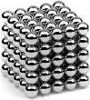 NICKEL 5x5x5 *BuckyBalls*Neocube*Magnetic*Toy* BRAND NEW!!! with velvet pouch