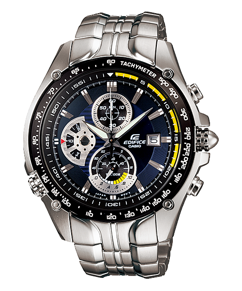 100% AUTHENTIC CASIO EDIFICE EF-543D-2AV CHRONOGRAPH MENS WATCH WITH CASIO CLEANING CLOTH, GIFT BAG