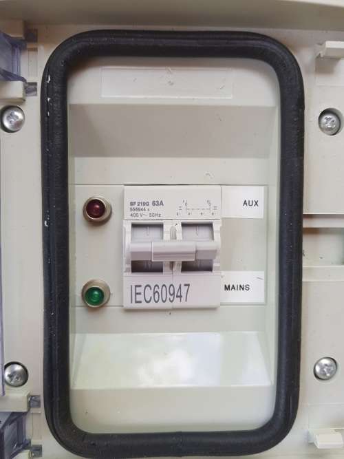 Change Over Switch 63 Amp 2 Pole
