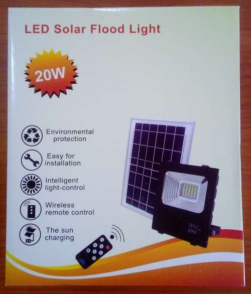Solar Panel 10 Watt & 20 Watt Flood light with remote