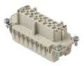 ILME 16Pin+E 16A Female Insert For CH Hood/Housing, 6KV (17-32) - CNF -16N
