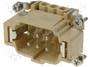 ILEM Connector: rectangular; male; JEI; PIN: 6; 6+PE; size 44.27; 16A - JCNEM-06