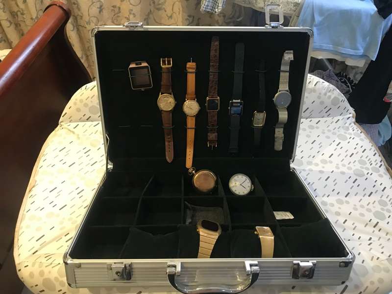 Case With Assorted Watches