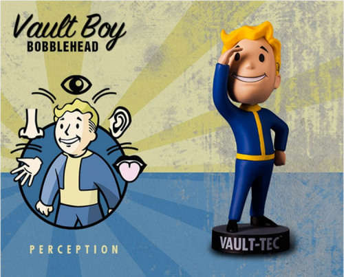 Fallout Vault Boy Bobblehead - Perception