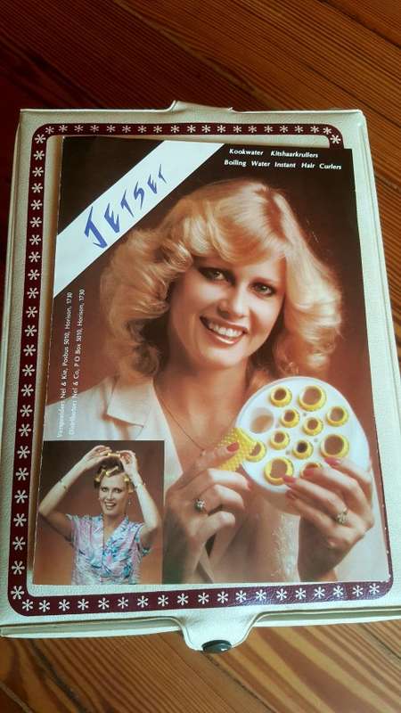 Vintage Jetset Hair Curlers 80s