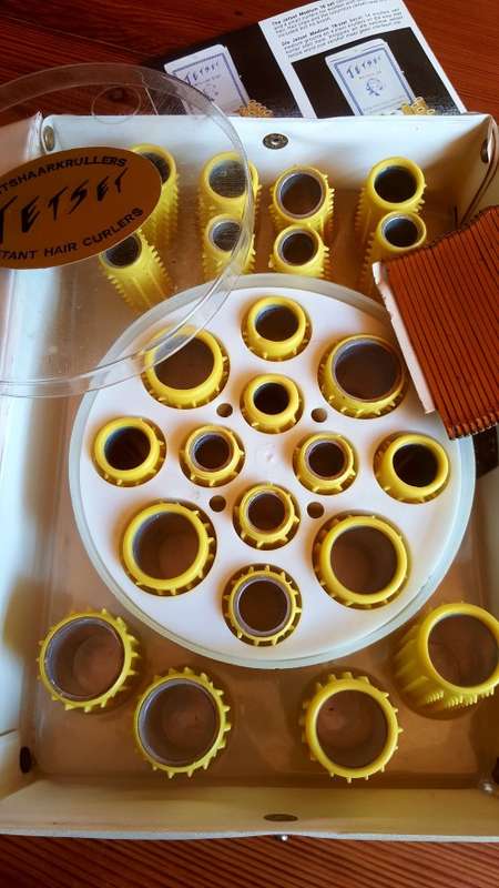 Vintage Jetset Hair Curlers 80s