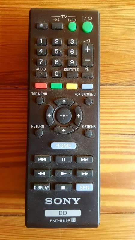 Sony Blu-Ray Remote