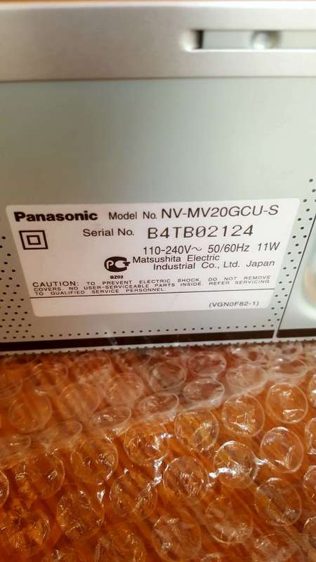 Panasonic Vcr (no remote)