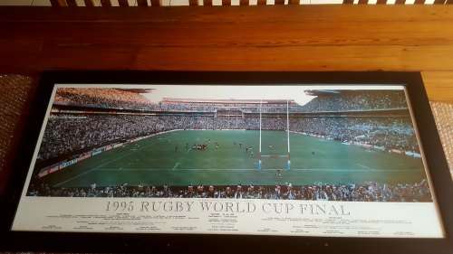 1995 Rugby World Cup Final Framed Picture