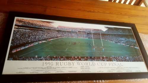 1995 Rugby World Cup Final Framed Picture