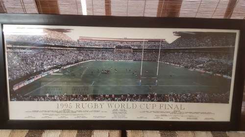1995 Rugby World Cup Final Framed Picture