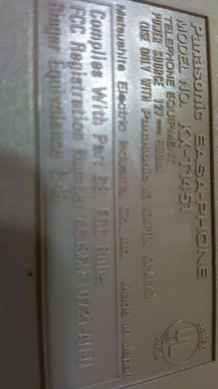 Vintage Panasonic Answering Machine (SALE MUST GO ITEM !!!)