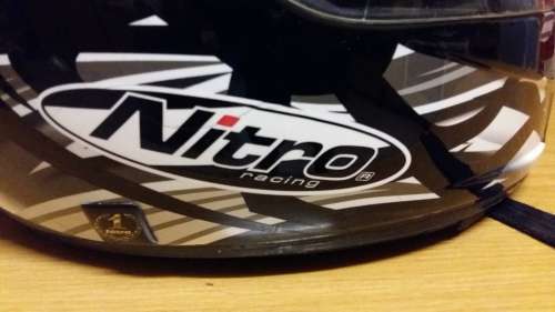 Nitro Motorcycle Helmet (size large)