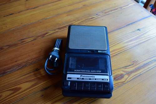Vintage Panasonic Cassette Player (working ac only) (SALE MUST GO ITEM !!!)