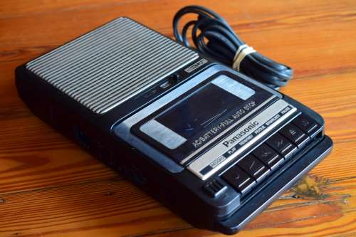 Vintage Panasonic Cassette Player (working ac only) (SALE MUST GO ITEM !!!)