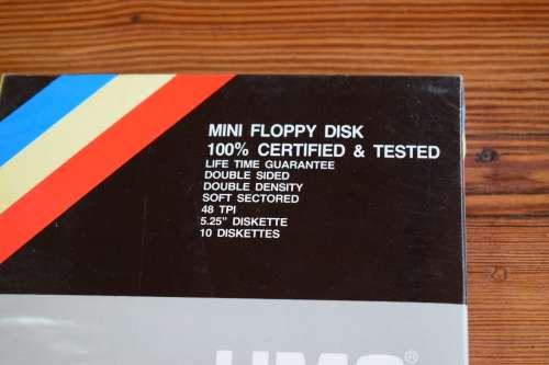 Vintage 5.25 Floppy Disks New In Box Sealed
