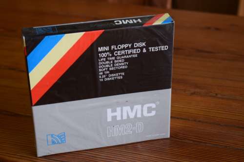 Vintage 5.25 Floppy Disks New In Box Sealed