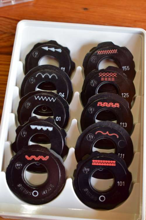 Vintage Elna Decorative Stitching Cams