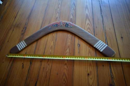 Boomerang  Hand Painted