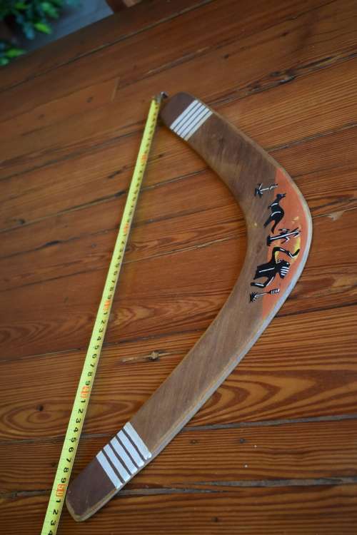Boomerang  Hand Painted
