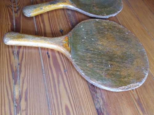 Vintage Beach Ball Rackets