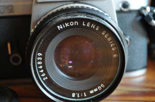 Vintage Nikon FG 35mm Film Camera With Lens