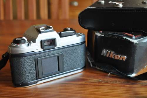 Vintage Nikon FG 35mm Film Camera With Lens