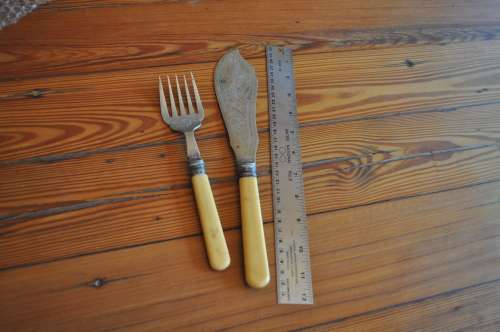 Vintage Silverplated (epns) Fish Serving Set