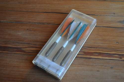 Vintage Unicorn Brass Darts
