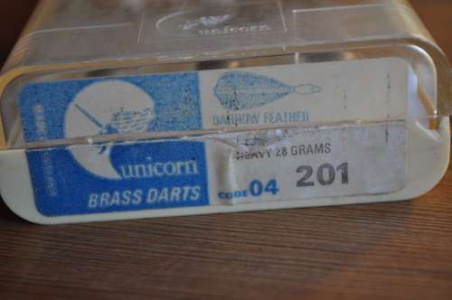 Vintage Unicorn Brass Darts
