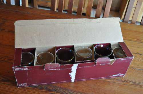 Vintage Bohemia Cristal Drinking Cups