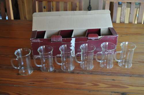 Vintage Bohemia Cristal Drinking Cups