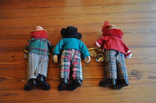 Vintage China Clown Dolls