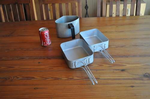 Mess Tins And Jug For Camping