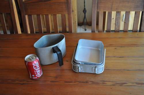 Mess Tins And Jug For Camping