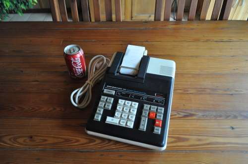 Vintage Sperry Remington Calculator